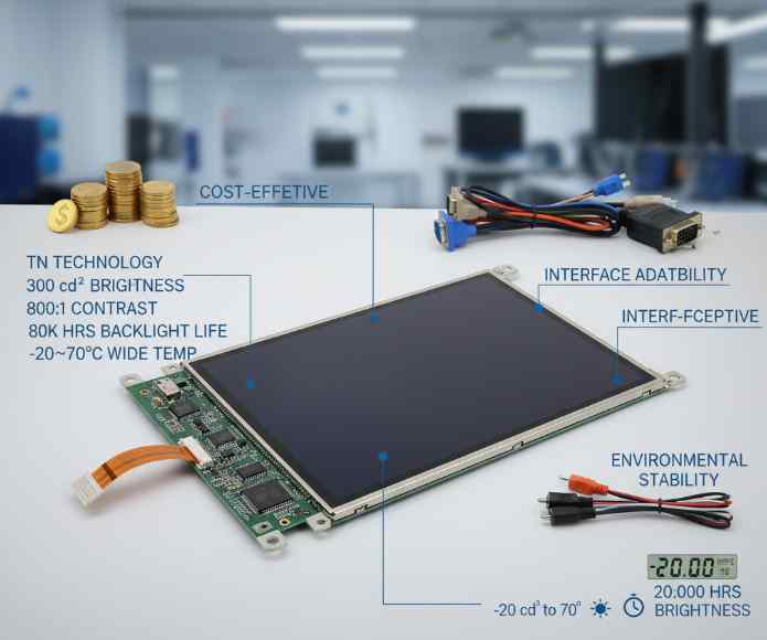 P0700WVN1ME01天马7寸液晶屏TIANMALCD液晶模组NT面板参数解析