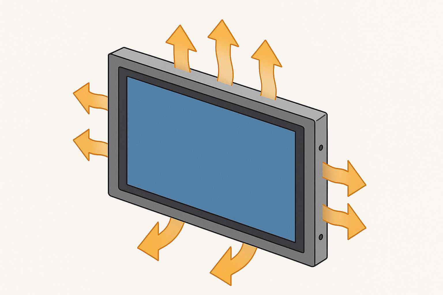 工业液晶屏的散热原理_液晶模组是怎么散热的？