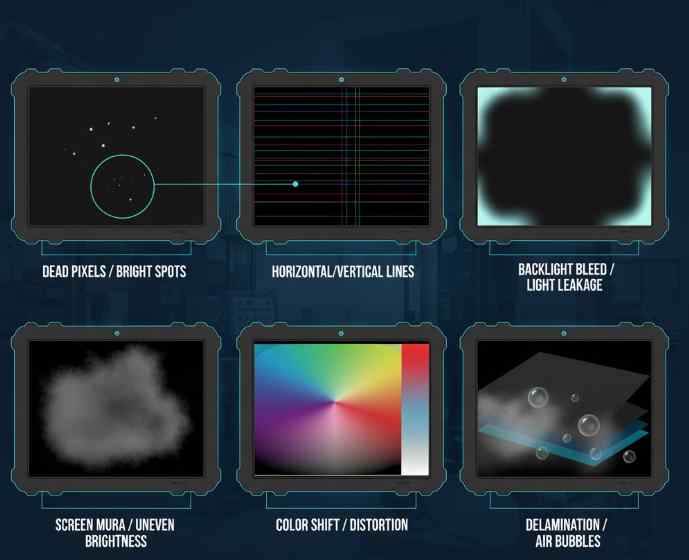 工控lcd液晶屏常见不良类型有哪些