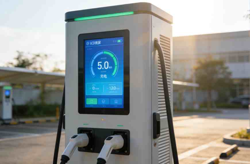 TCG104VGLPCANN-AN40户外充电桩广告屏，1500高亮TFT-LCD工业液晶屏解决方案