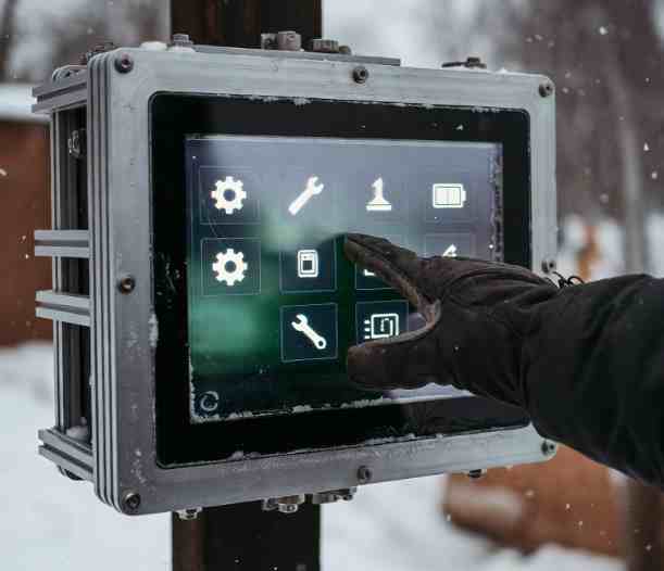 LCD工业触摸屏冬天不灵敏怎么解决？