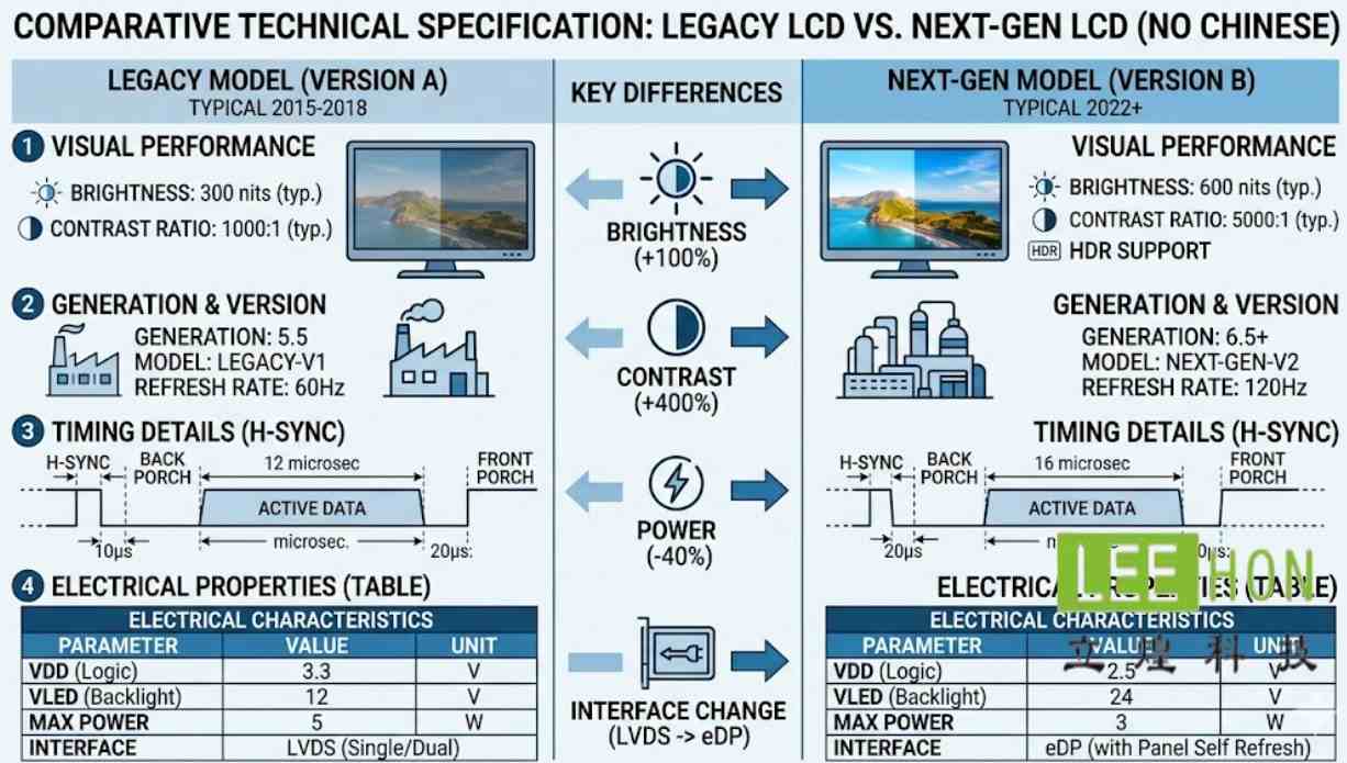 群创AT070TN94和AT070TN92液晶屏有什么区别？能直接替换吗？
